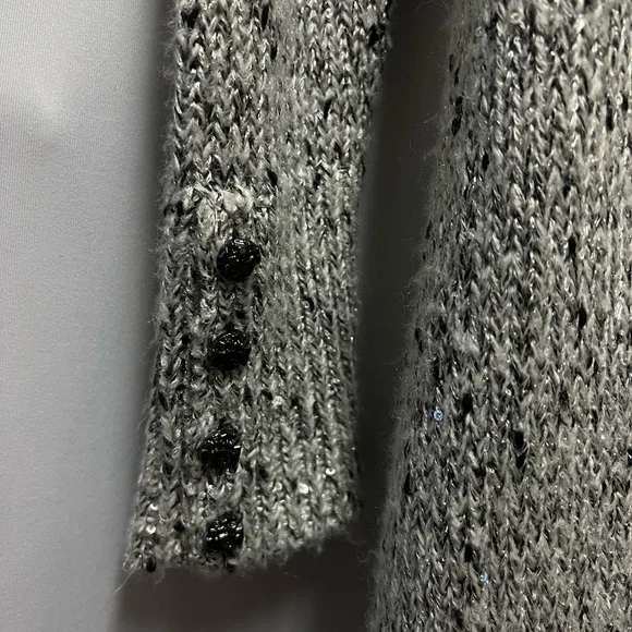 Whbm Button Cuff Sequin Duster S - Picture 12 of 12